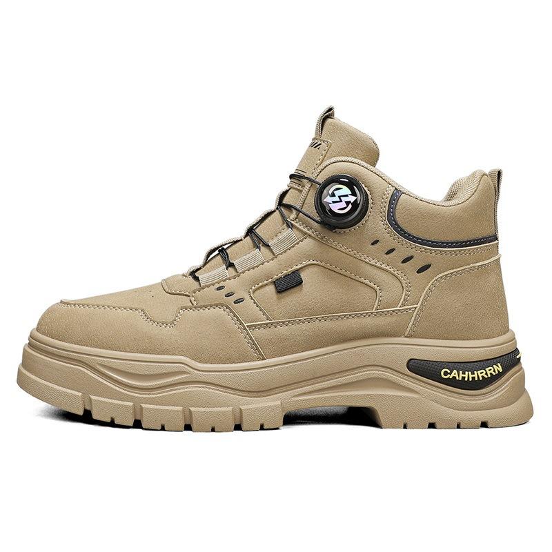2025 Autumn New Casual Sports Anti Slip Outdoor Mountaineering Desert Combat Knob Work Boots for Men