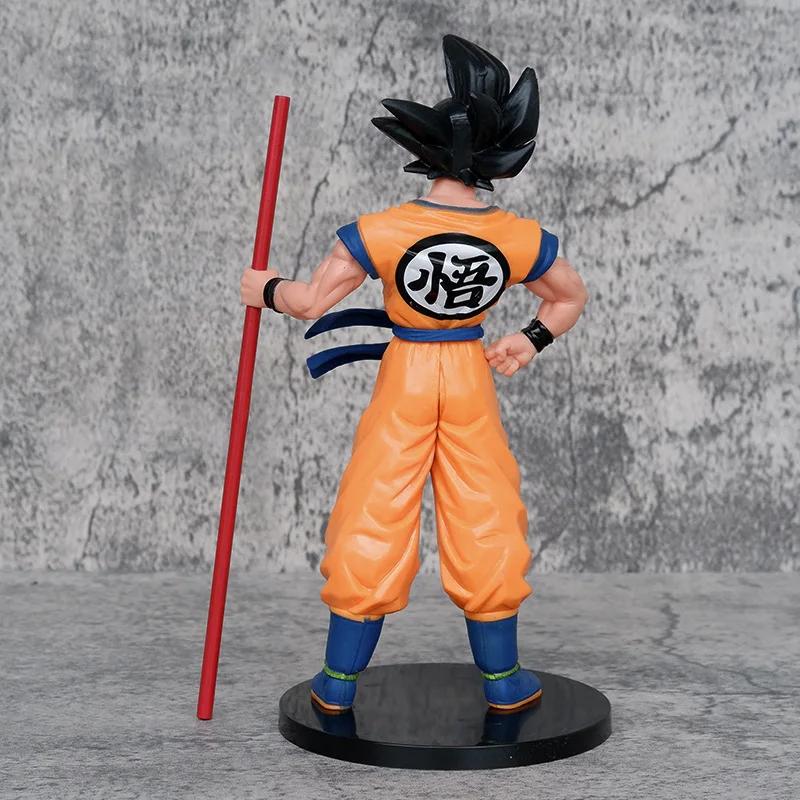 21 см Dragon Ball Сон Гоку Супер Сайян Аниме Фигурка Гоку DBZ Фигурка Действия Модель Рождественские Подарки Коллекционные Фигурки статуэтка