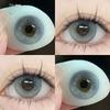 1 Year Use Contact Lenses MillCreek Doll Eye Gray Lens 2pcs Soft Contact Lens 14.5mm Big Eye Myopia Women's Eye Makeup Silicone Hydrogel