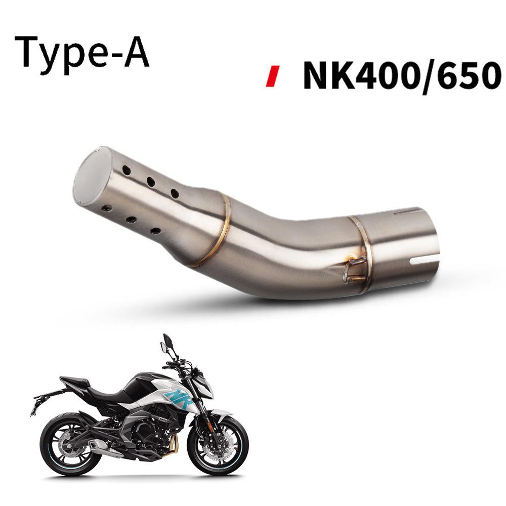 Глушитель выхлопной системы из нержавеющей стали с резонатором для CFMOTO NK400/NK650