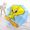 Looney Tunes Tweety Bird Automatic Open/Close Umbrella   Compact Travel Umbrella, 8 Rib Heavy Duty Construction, Ideal Gift, 126