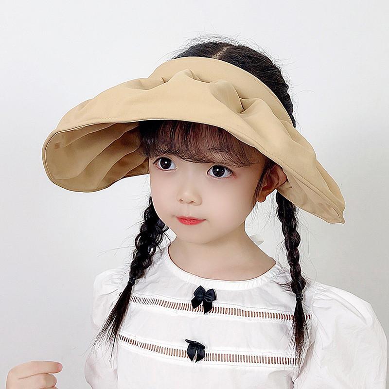 Summer Kids Sun Hat With Wide Brim And Breathable Cotton Polyester For Girls And Toddlers