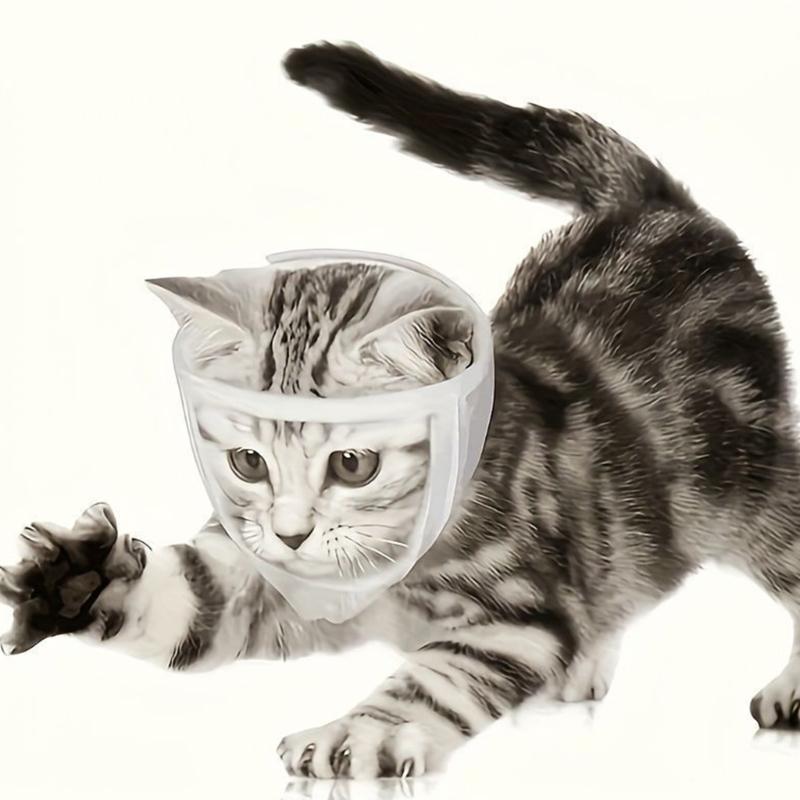 Намордник для кошек для груминга, дышащая прозрачная защита для лица, чехол для рта, предотвращает укусы, жевание, стрижку, купание