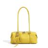 New daily casual shoulder bag made of genuine top-layer cowhide, premium Boston large-capacity underarm bag