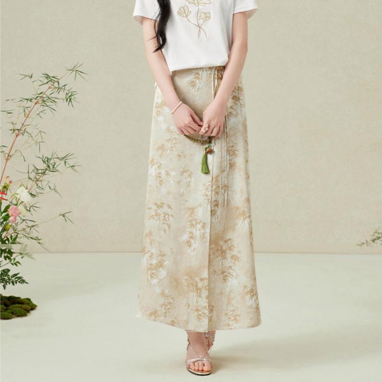New Chinese style gradient skirt