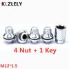 1 SET M12*1.5 Anti-Theft Standard Wheel Lug Nuts For TOYOTA AURIS  ALTEZZA GITA   CORONA PREMIO  90942-01083  90942-01033