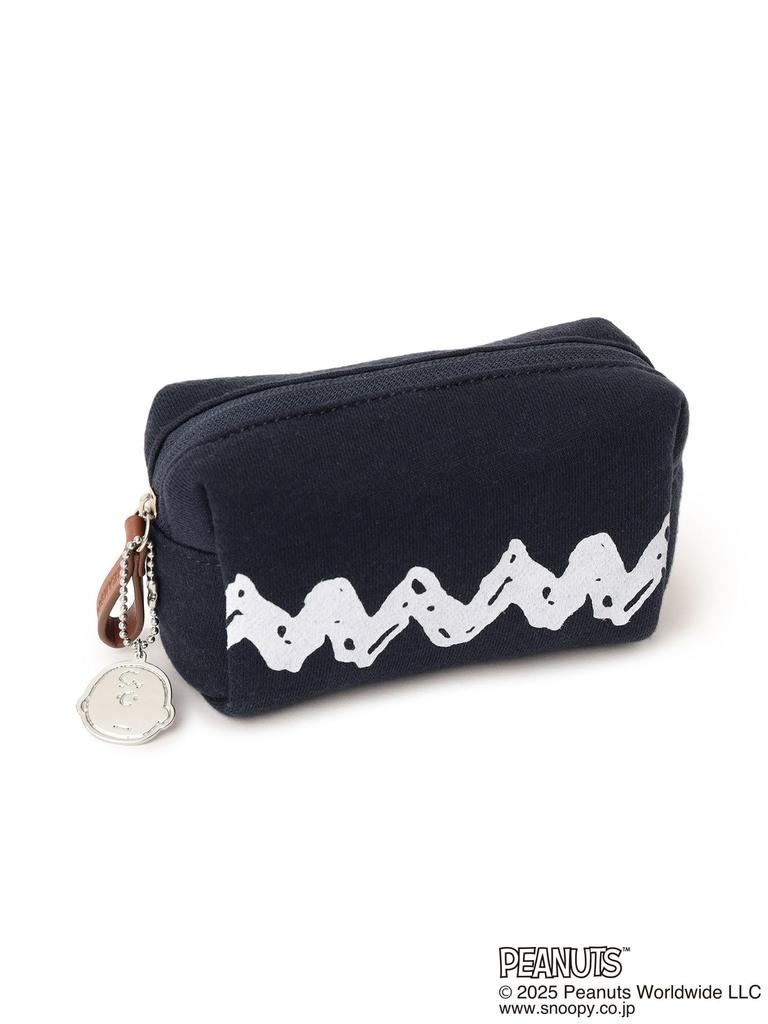 Beams Golf S/S Tee PEANUTS Charlie Brown Pouch Navy - 81040416699