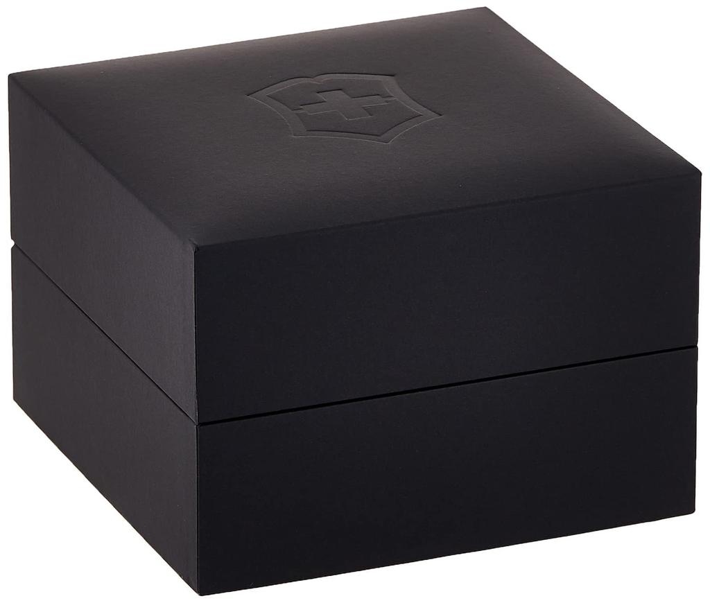 VICTORINOX MAVERICK Black Edition Black PVD Stainless Steel Case Black Black PVD Stainless Steel Officially Imported Men's Watch, (316L), Dial,