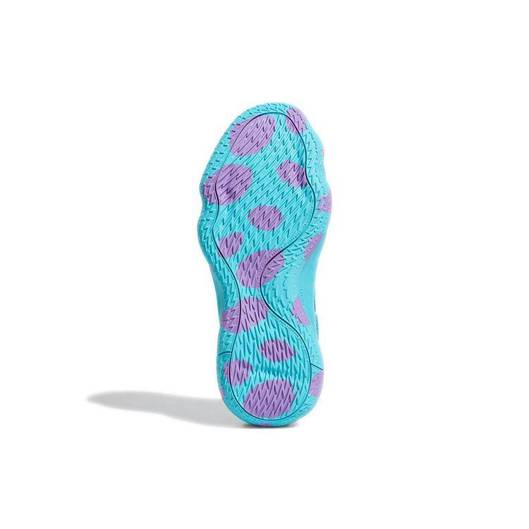 Корпорация монстров. x adidas Dame 7 EXTPLY Салли Мужские Кроссовки Blue Pulse-Aqua Sonic-Fuchsia GX3442