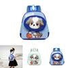 Adorable Cartoon Dog Backpack For Kids In Pink Green Orange Blue And Yellow Colors