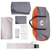 Tunnel Tent Gray and Orange 275 x 240 x 200 cm