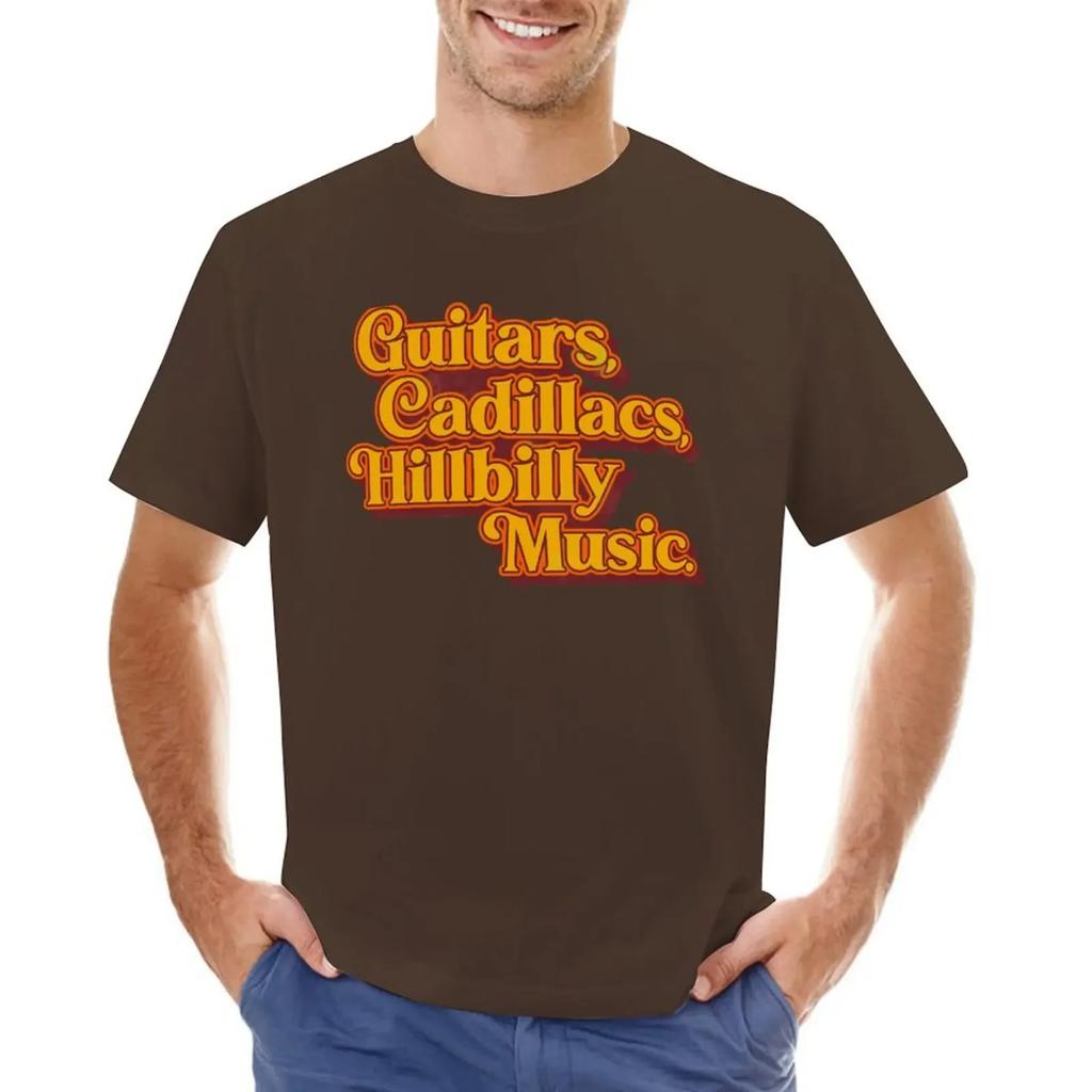 Guitars Lyrics Dwight Yoakam Tribute T-shirt graphics oversizeds blacks quick drying t shirt