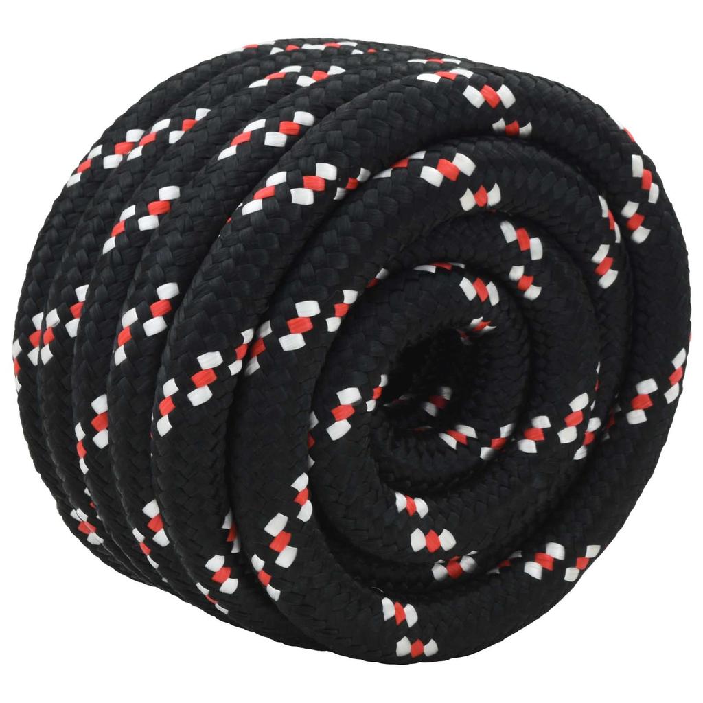 Boat Rope 5 m 3 Black and Red PP