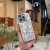 Серебряный чехол для iPhone 16 с Хелло Китти