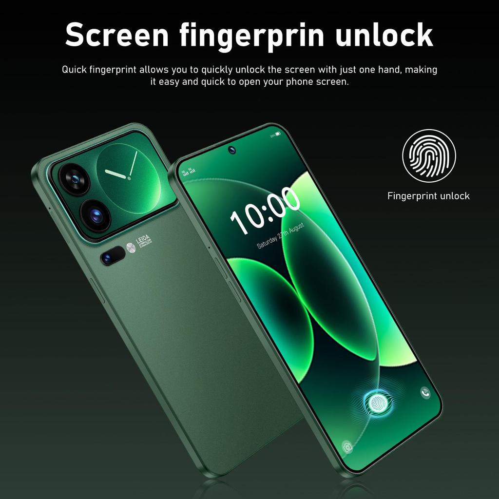 M17 Pro Max 16 ГБ + 1 ТБ Android-смартфон, большой 7,3-дюймовый экран