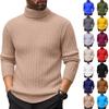 Men's Cardigan Sweater Pullover Cardigan Long-Sleeved Knitted Sweater