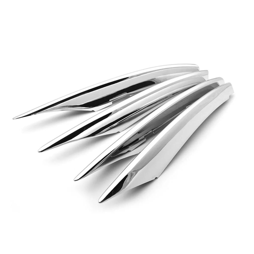 Для Mercedes Benz A Class W177 A180 A200 передняя противотуманная фара, накладка, наклейка, наклейка из АБС-пластика, хромированные аксессуары, Стайлинг автомобиля, 4 шт./компл.