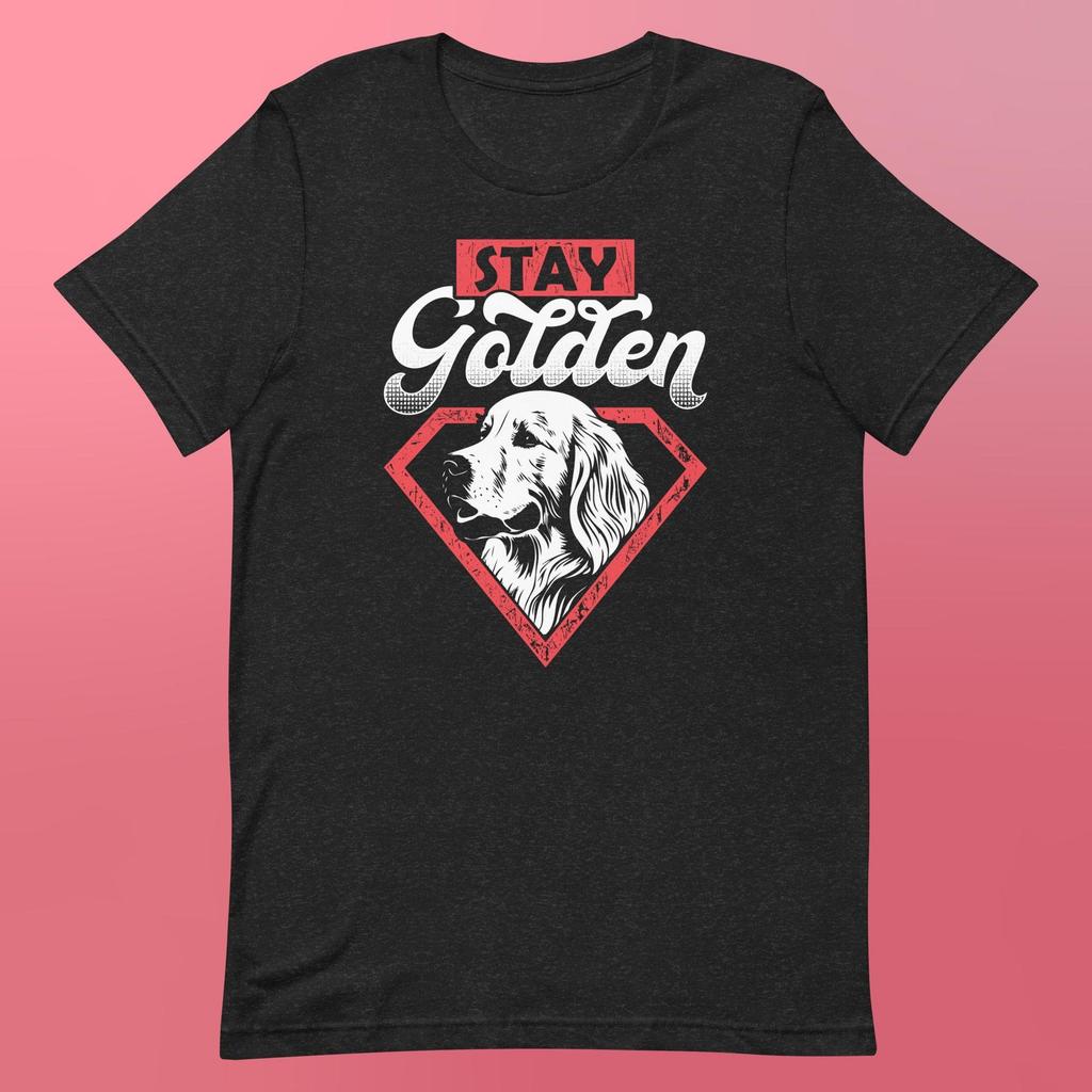 Stay Golden Retriever T-Shirt – Stylish Dog Graphic Tee