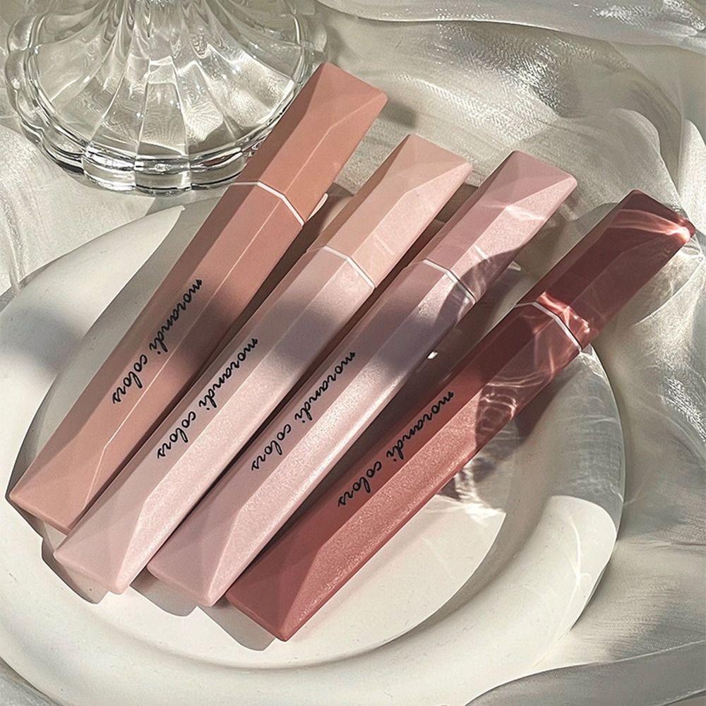 4pcs/Set Macaron Color Gradient Highlighter Pens Soft Head Graffiti Handwriting Pen Students