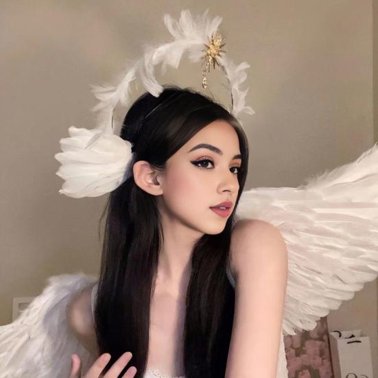 Крыло ангела для мужчин и женщин, крылья из перьев ручной работы, костюм для косплея, реквизит, аксессуар для Хэллоуина, вечеринки, сценического шоу