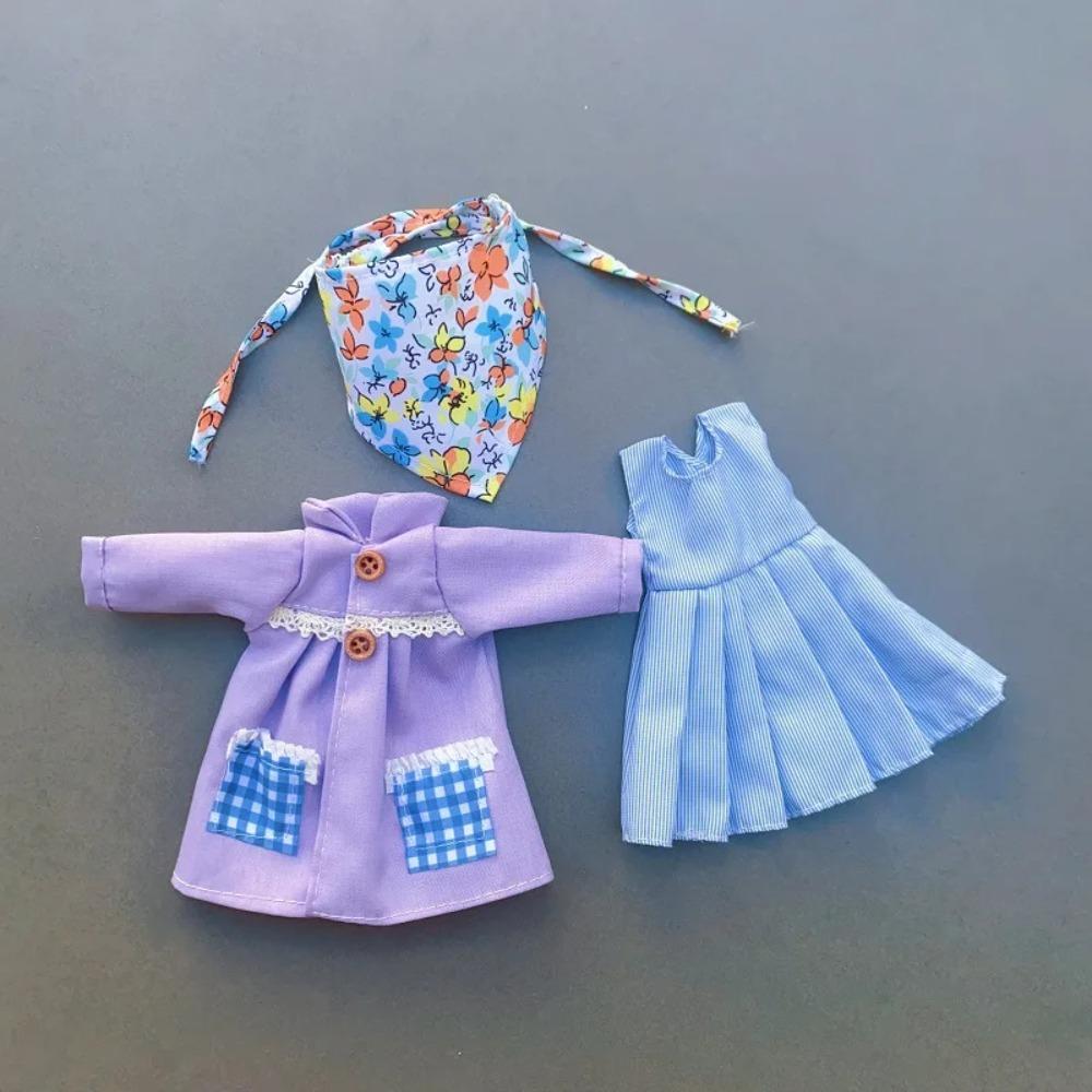 1/6 Doll Clothes Set 30cm Fashion Cute Outfits - Soft Hat+ Top+Skirt Stylish Clothing for 30cm Dolls Accessories (Only Clothes)
