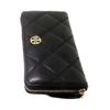 Tory Burch Кошелек женский Willa с металлической эмблемой, на молнии, кожаный, черный 159228-001