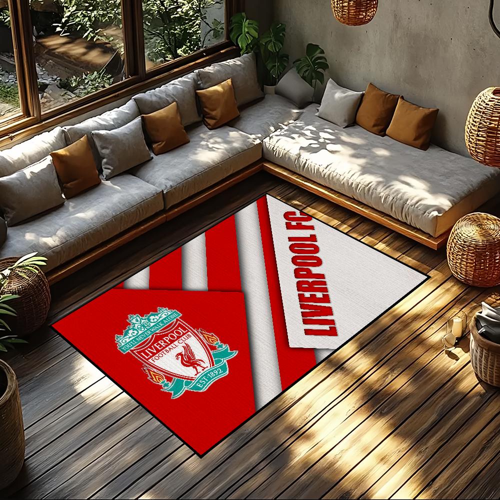 Football L-Liverpool Football Club Small Carpet Bedside Kitchen Bath Living Home House Bedroom Floor Mat Doormat Decoration