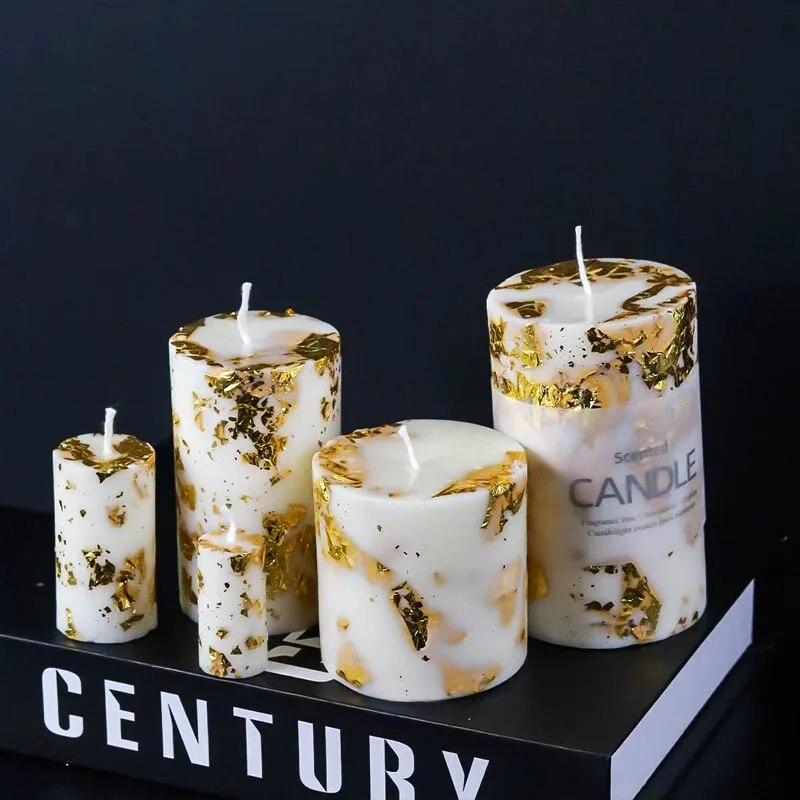 Новая цилиндрическая силиконовая форма для свечей из эпоксидной смолы для литья поделок, принадлежности для изготовления воска, мыло, подарок, домашний декор