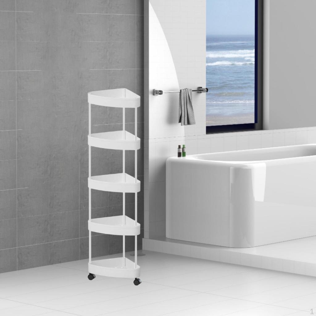 Угловая полка-держатель для хранения с колесиками, сливная корзина для ванной комнаты