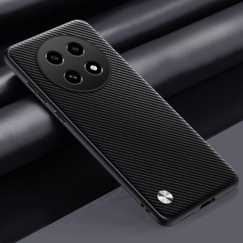 Для Realme 13 Pro Plus Роскошный силиконовый кожаный задний чехол для OPPO Realme 12X 12 Pro 12 Plus Защитный чехол для камеры Модный противоударный бампер