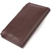 Стильный Женский вертикальный кошелек из натуральной кожи CANPELLINI Wallet 21642 Коричневый