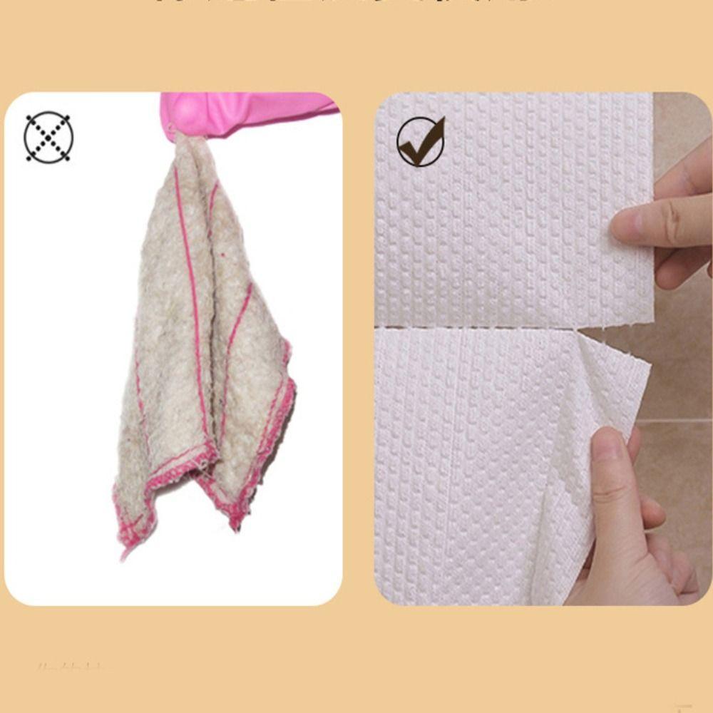 Durable Dish Paper Dry Paper Towels Kitchen Tisse Washable Reusable
