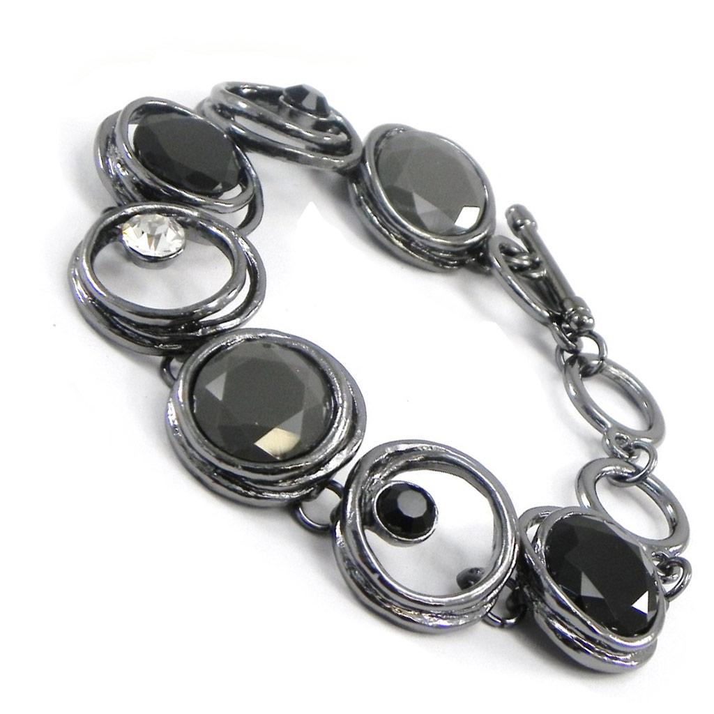 NOA [I2144] — Серый дизайнерский браслет «Sissi»