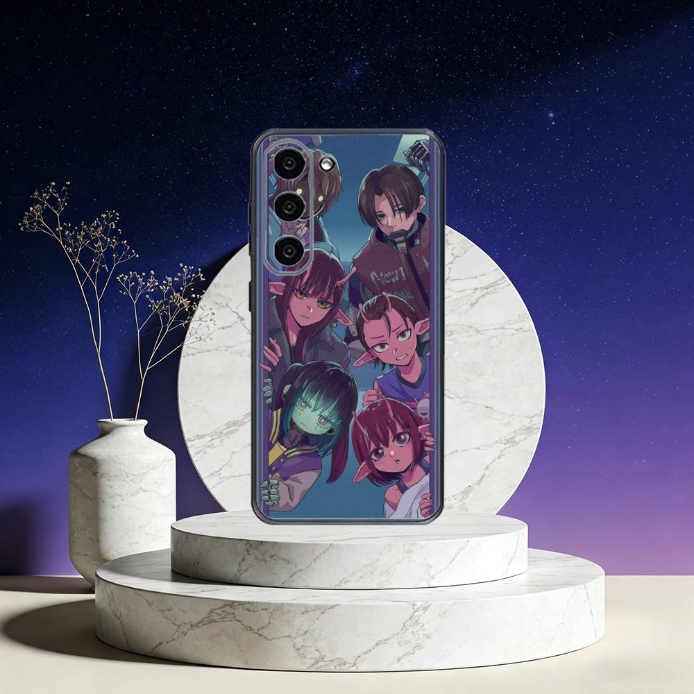 M-Milky S-Subway Аниме Чехол для телефона Samsung Galaxy A73,A72,A71,A70,A53,A52,A51,Другие Мягкий Черный Чехол