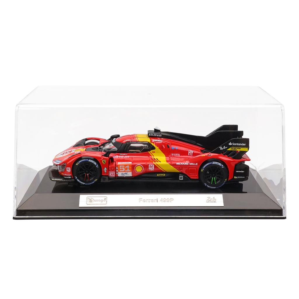 Ббураго 1:43 Ле-Ман Ferrari 499P 296 488 250 512 Сплав Роскошный Автомобиль Металлическая Литая Модель Машинки Игрушка Коллекция Подарок