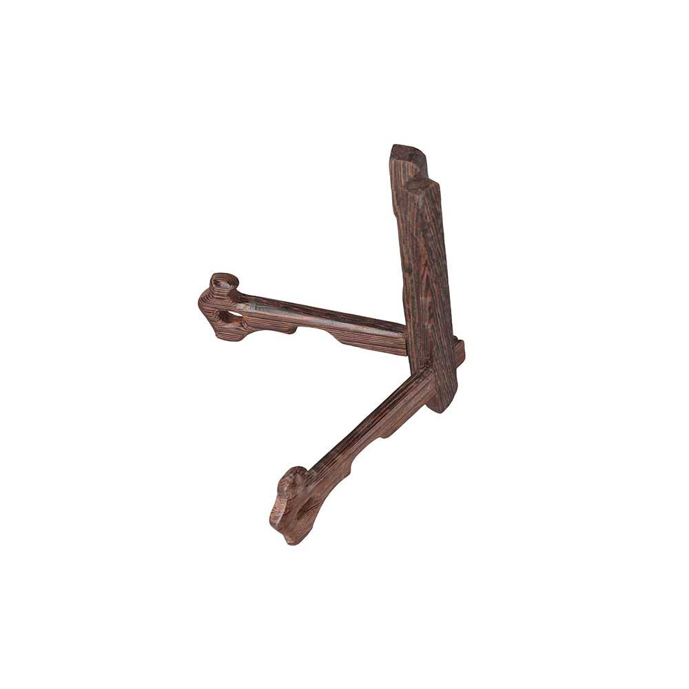 Home Wooden Picture Bracket 3-7inch Photo Frame Stand Easels Plate Holder Display Stand