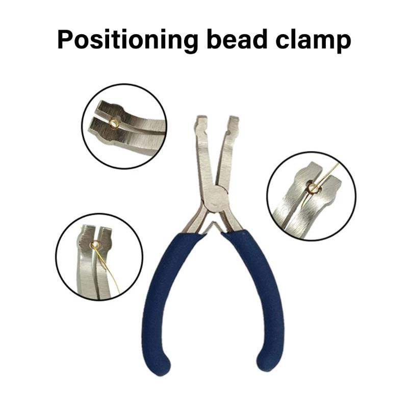 Stainless Steel Nose Pliers for Jump Rings & Split Rings Double Rings DIY Accessories Crimping Jewelry Making Tool