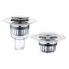 Drain Filter Bounce Cores Bathtub Drain Plug Sink Basins Drain Filter Bathtub Stopper for Bathroom Kitchen Easy Install