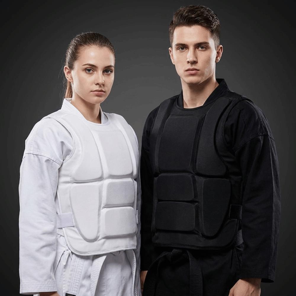 Impact Guard Chest Guard Vest Rib Protection Karate Chest Protector Karate Training