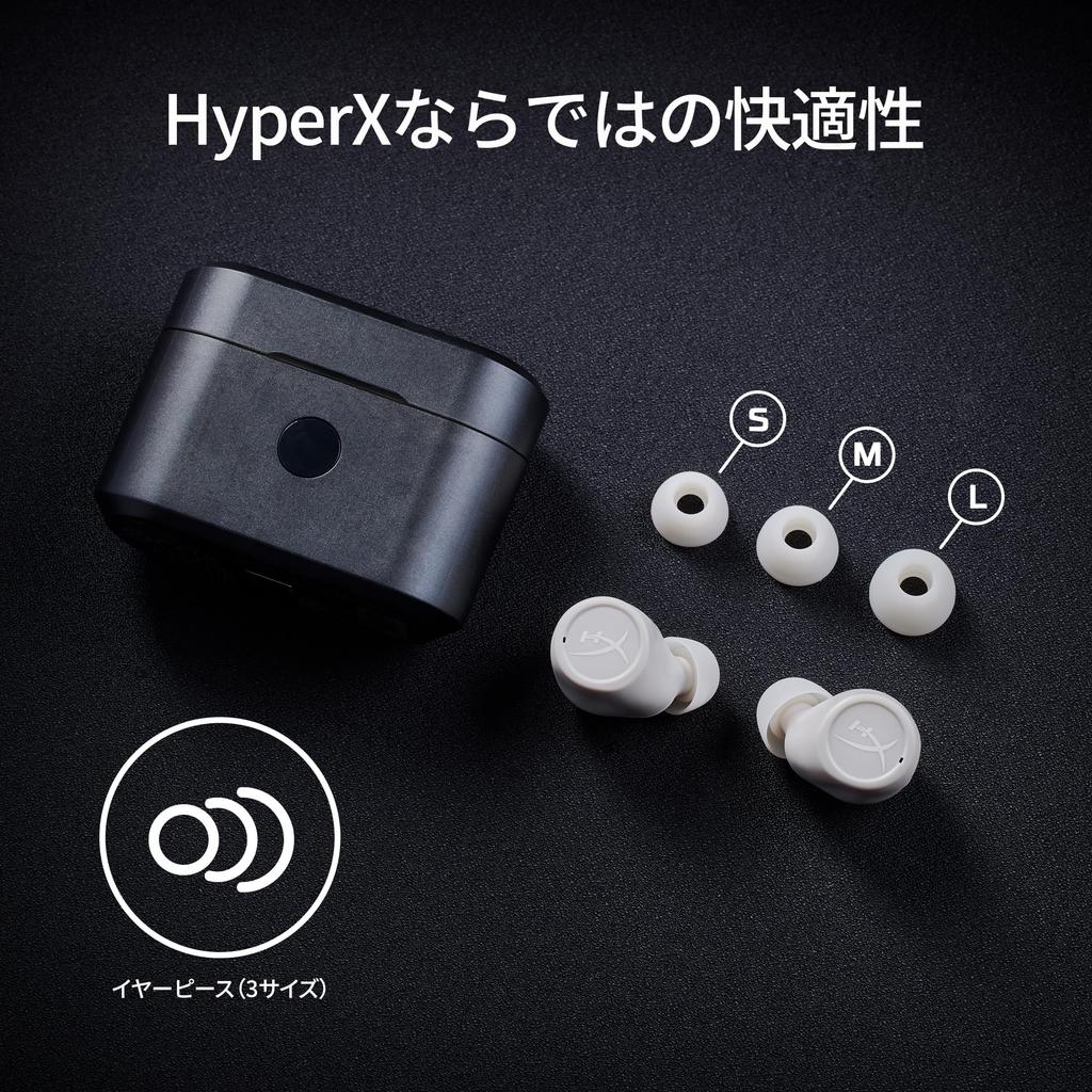 Наушники HyperX Cirro Buds Pro True Wireless, черные, с подключением по Bluetooth, до 35 часов при полной зарядке, Nintendo Mobile, 2 года гарантии, 727A5AA 5.2