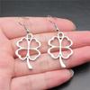 Plant Four-Leaf Clover Cactus Drop & Dangle Earring Men Jewellery Mother's Day Cute Cheap Cute Stuff