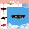 Большой треугольный воздушный змей-летучая мышь с ручной работы сетчатой тканью для детей и взрослых