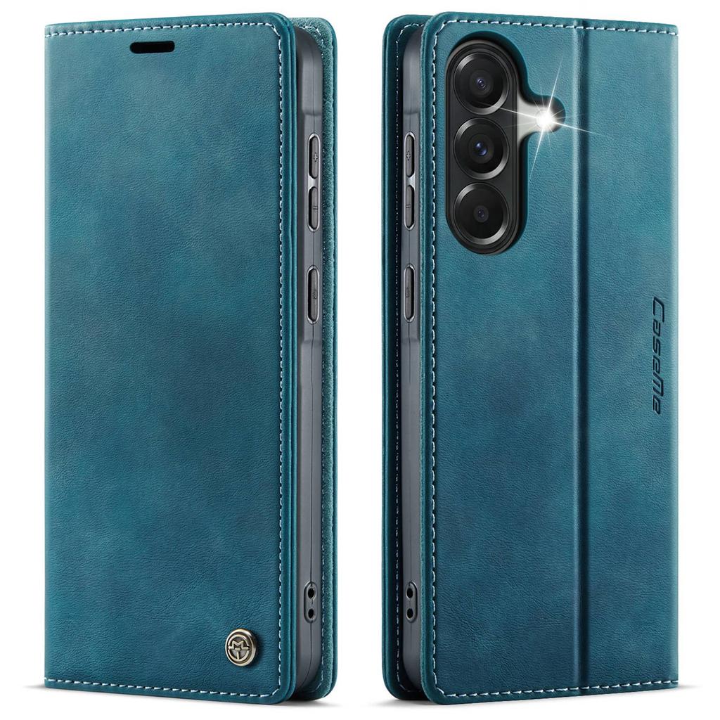 Для Samsung Galaxy A37 A57 Роскошный Кошелек Чехол Ретро Кожаный RFID Блокировка Держатель для Карт Магнитная Крышка-раскладушка Подставка Ударопрочный