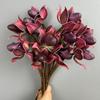 Lifelike Artificial Slipper Orchid Real Touch Imperial Slipper Orchid  Home Restaurant