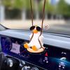 Милое аниме украшение интерьера автомобиля гипсовые качели утка авто зеркало заднего вида подвеска для Kawai аксессуары для украшения автомобиля