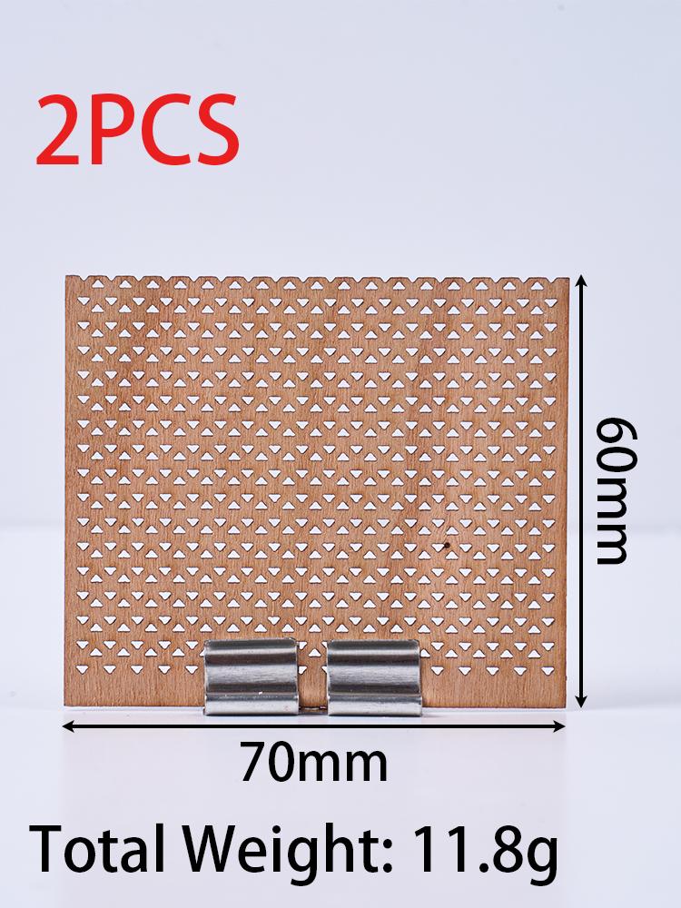 Большие Деревянные Фитили с Пламенем с Металлическими Основаниями Материалы для Изготовления Свечных Сердечников Натуральное Прямоугольное Дерево для DIY Свечей из Соевого Воска