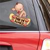 Наклейки на автомобиль для окна ПВХ наклейки на стекло с дизайном детского самоката для автомобиля Защитные от царапин клейкие наклейки для седана
