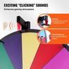 36 inch Spinning Prize Wheel, 18 Slots Spinning Wheel, Roulette Wheel with a Dry Erase and 2 Markers, Tabletop or Floor Standing Win Fortune Spin