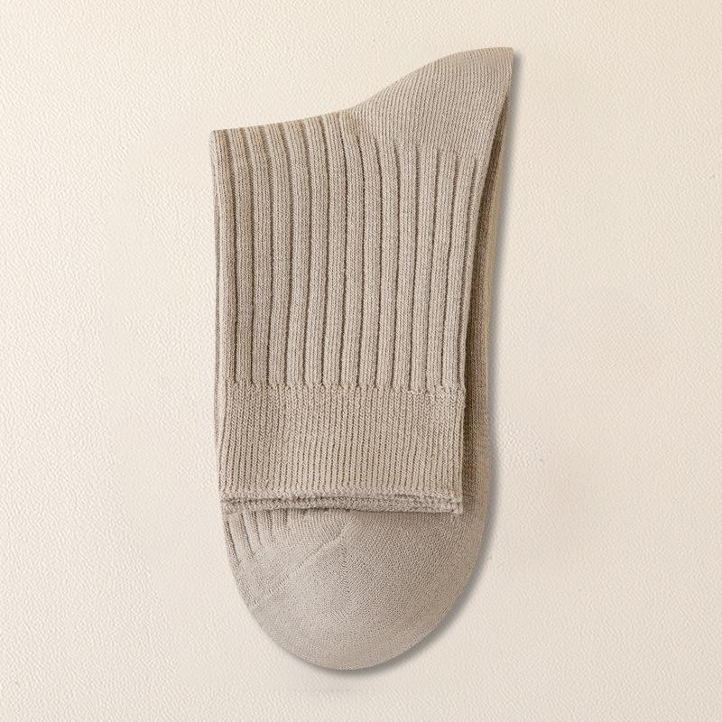 Мужские осенне-зимние утолщенные коммерческие хлопковые влагоотводящие дезодорирующие 7A антибактериальные спортивные носки