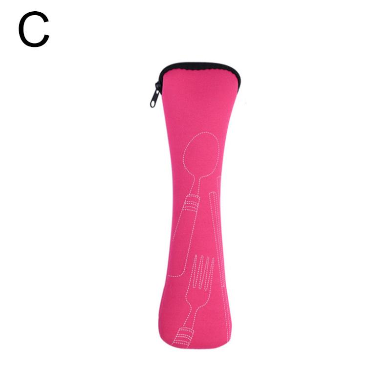 Портативная сумка для столовых приборов, дорожная упаковка для столовых приборов, коробка для хранения, сумка для пикника, ножа, вилки, ложки, чехол с застежкой-молнией